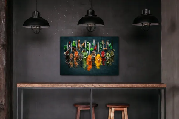 Impresi Obraz Korenie na lyžičkách - 60 x 40 cm