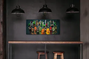 Impresi Obraz Korenie na lyžičkách - 90 x 40 cm