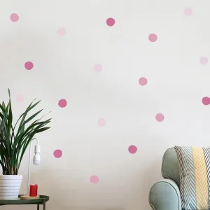 Impresi Samolepka do detskej izby Dots pink - 60x40cm