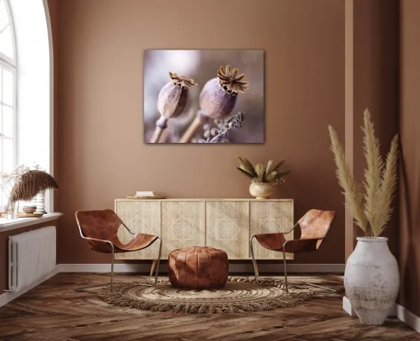 Impresi Obraz Suché kvety škandinásky štýl - 90 x 70 cm