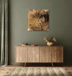 Impresi Obraz Abstrakt béžovo-zlatý - 60 x 60 cm