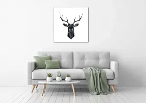 Impresi Obraz Abstraktné jeleň na bielom pozadí - 60 x 60 cm