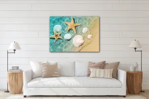 Impresi Obraz Mušle pri mori - 70 x 50 cm