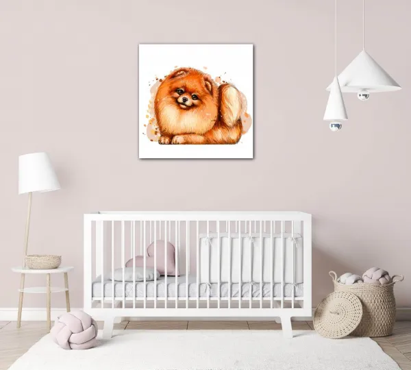 Impresi Obraz Pes Pomeranian - 40 x 40 cm