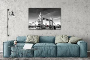 Impresi Obraz Tower Bridge čiernobielý - 30 x 20 cm