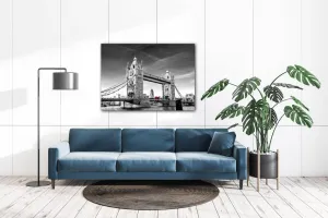 Impresi Obraz Tower Bridge čiernobielý - 70 x 50 cm