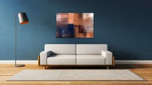 Impresi Obraz Kresba abstraktné obdlžníky - 60 x 40 cm