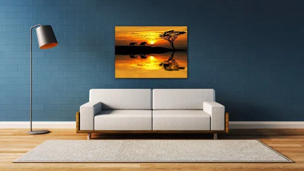 Impresi Obraz Safari západ slunce - 70 x 50 cm