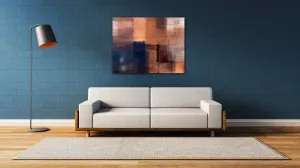 Impresi Obraz Kresba abstraktné obdlžníky - 90 x 70 cm