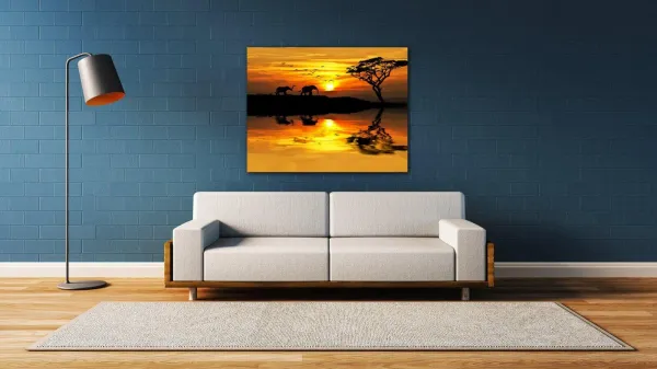 Impresi Obraz Safari západ slunce - 90 x 70 cm