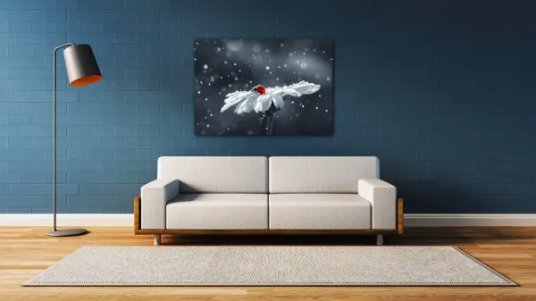 Impresi Obraz Lienka na kvetine - 60 x 40 cm