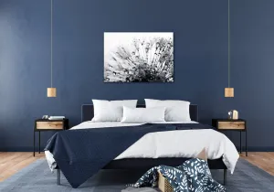 Impresi Obraz Púpava s kvapkami vody - 70 x 50 cm