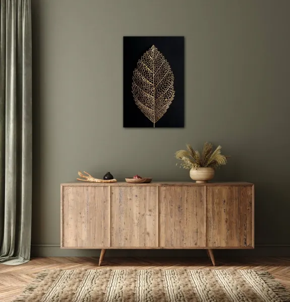 Impresi Obraz Zlatý list - 40 x 60 cm