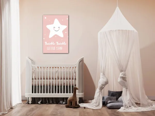 Impresi Obraz Pink twinkle twinkle little star - 20 x 30 cm