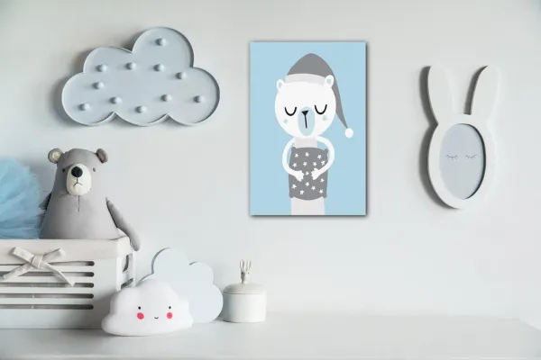 Impresi Obraz Sleepy bear - 40 x 60 cm