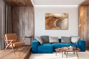 Impresi Obraz Abstrakt zlatý mramor - 70 x 50 cm