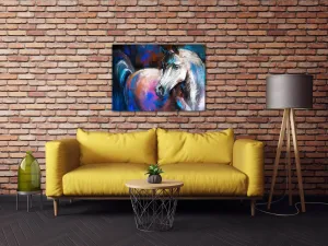 Impresi Obraz Farebný kôň - 70 x 50 cm