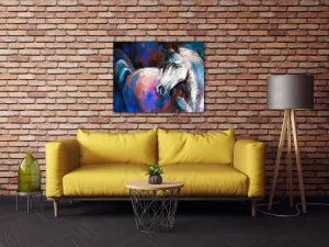 Impresi Obraz Farebný kôň - 90 x 70 cm