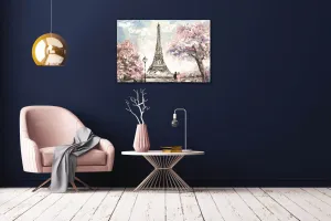 Impresi Obraz Eiffelova věž kreslená - 60 x 40 cm