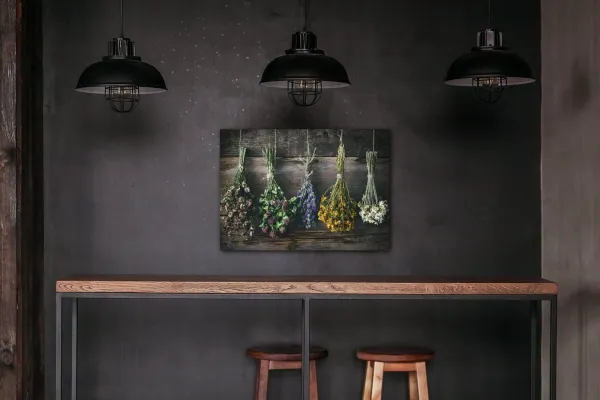 Impresi Obraz Suché kvety - 70 x 50 cm