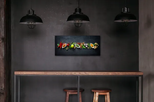 Impresi Obraz Druhy korenie - 90 x 40 cm