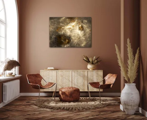 Impresi Obraz Abstrakt zlatá - 70 x 50 cm