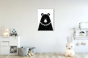 Impresi Obraz Čiernobiely medveď - 30 x 40 cm