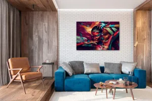 Impresi Obraz Farebný portrét ženy - 90 x 60 cm