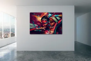 Impresi Obraz Farebný portrét ženy - 90 x 60 cm