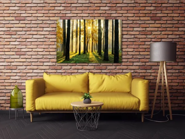 Impresi Obraz Osvietený les - 60 x 40 cm