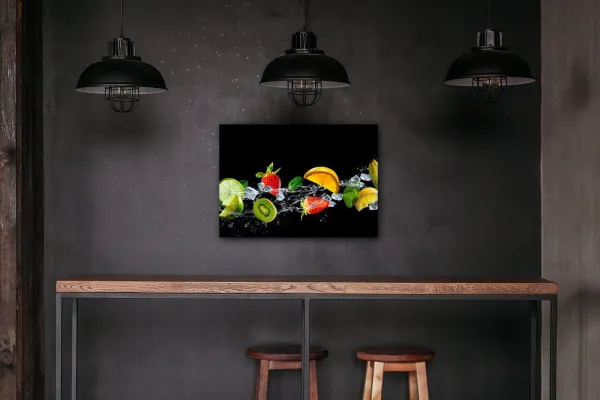 Impresi Obraz Ovocie vo vode - 70 x 50 cm