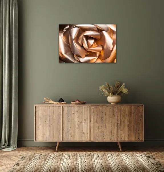 Impresi Obraz Abstrakt zlatá ruža - 60 x 40 cm