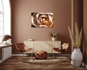 Impresi Obraz Abstrakt zlatá ruža - 60 x 40 cm
