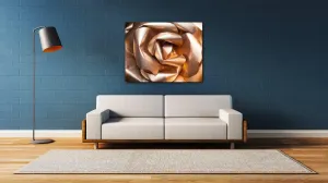 Impresi Obraz Abstrakt zlatá ruža - 90 x 70 cm