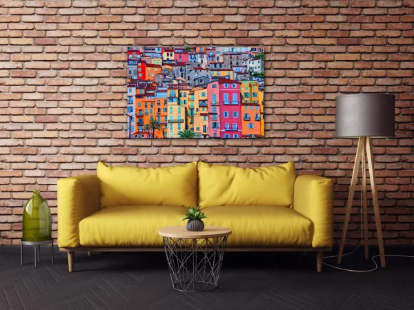 Impresi Obraz Farebné domy - 60 x 40 cm