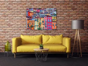 Impresi Obraz Farebné domy - 70 x 50 cm