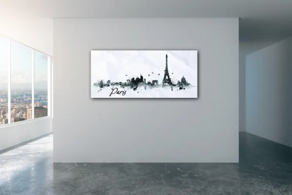 Impresi Obraz Paríž panorama - 90 x 40 cm