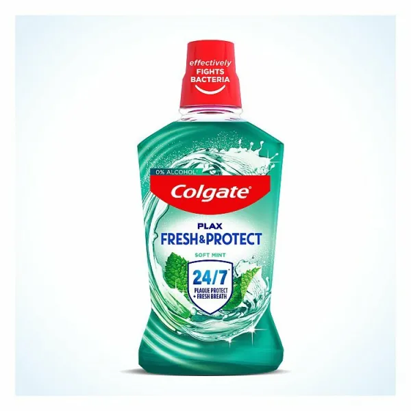 Colgate Plax Soft Mint ústna voda proti zubnému povlaku 500 ml