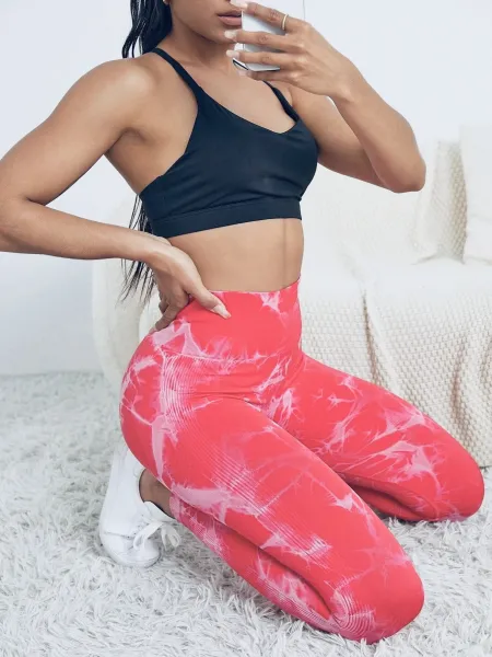 Legínovo Push-up calypso red Veľkosť: M