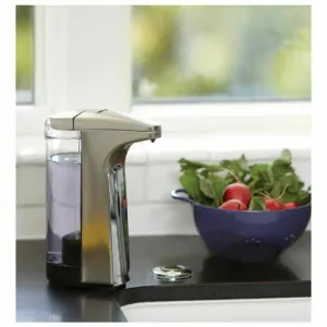 Simplehuman 237ml - matný nikel - Bezdotykový dávkovač mydla
