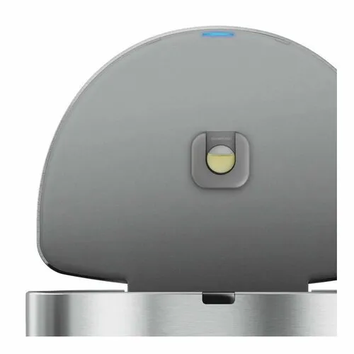 Simplehuman SEMI-ROUND 45L - silver - Bezdotykový kôš