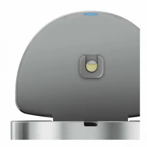 Simplehuman SEMI-ROUND 45L - silver - Bezdotykový kôš