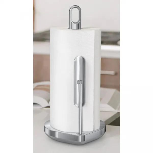 Simplehuman Držiak na papierové utierky, pre rolky do 17 cm, kefovaná nehrdz. oceľ