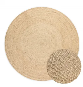 Koberec Jute Braided Rangpur naturálny / ivory