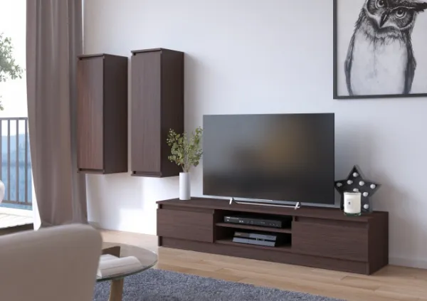 Ak furniture TV stolík Ronon 160 cm venge