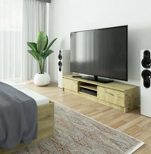 Ak furniture TV stolík Ronon 160 cm dub artisan