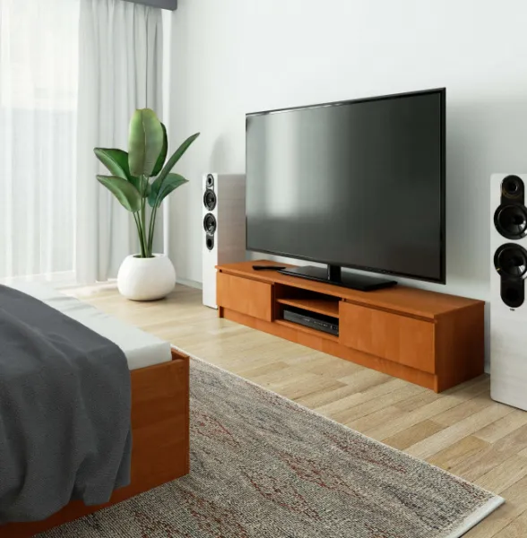 Ak furniture TV stolík Ronon 160 cm jelša