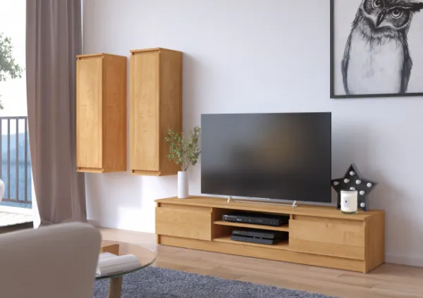 Ak furniture TV stolík Ronon 160 cm jelša