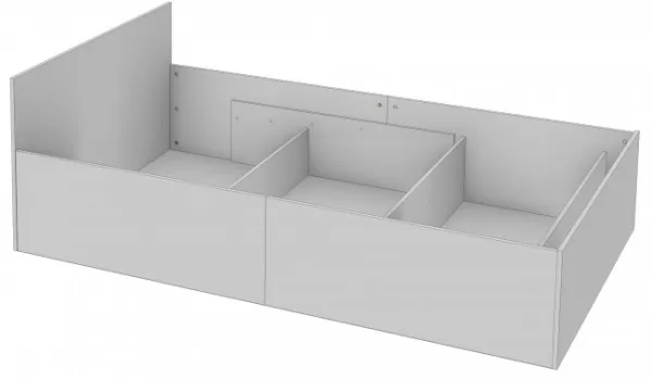Ak furniture Posteľ CLP 90x200 cm s roštom biela