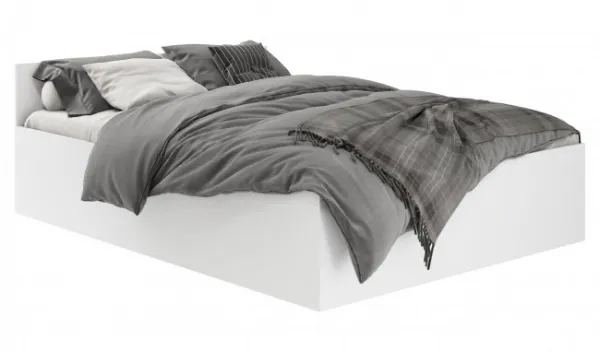Ak furniture Posteľ CLP 100x200 cm s roštom biela